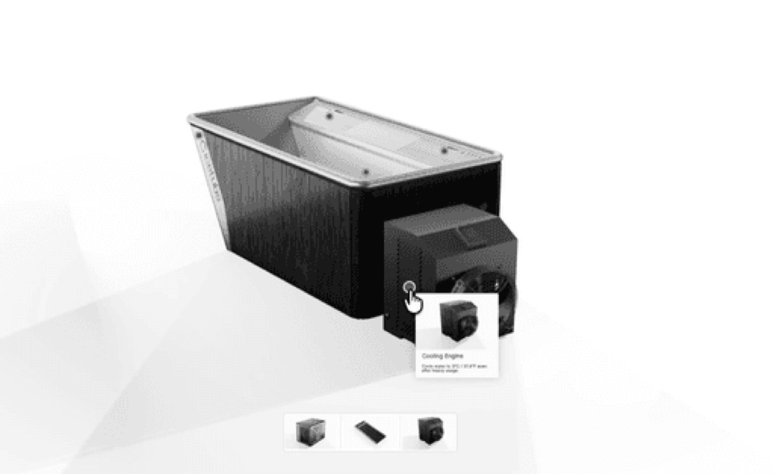 3D-render Icetubs